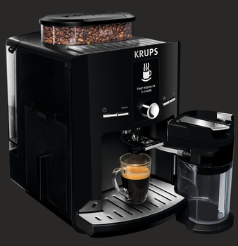 La Machine à Café à Grain avec Pot à Lait Inox Cappuccino Krups