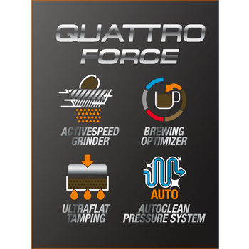 Cafetera superautomática  Krups Espreseria Quattro Force EA82F010