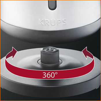 KRUPS BW 442 D Premium Control Line Wasserkocher kabellos 2400 Watt 1,7 Liter