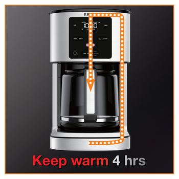 Cafetière isotherme programmable personnel 2 tasses 650w inox - acup650 -  BESTRON