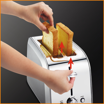 Krups express Toaster KH201B Noir - petit-dejeuner