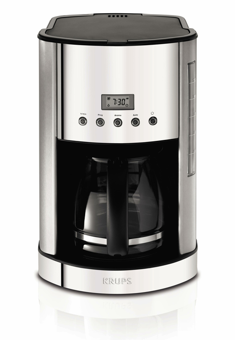 Krups Fresh Aroma 10 Cup Coffee Maker Built in Bean Grinder F619 White for sale online 