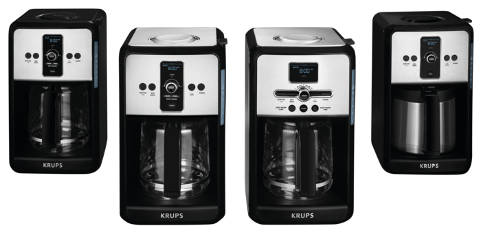 KRUPS 12-Cup Savoy Programmable Stainless Steel Turbo Coffee Maker
