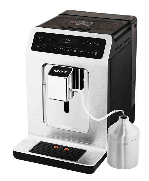 Macchina Caffè Espresso Automatica Krups Xn1108K Grigia