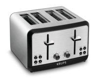 Krups F160 toaster - 2 slices, heater-plat, drawer vacuuming, cancel button