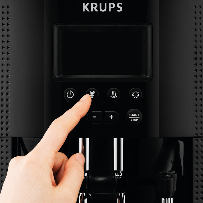 Krups EA816570 Cafetera Super Automática Compact Roja